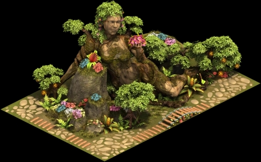 Gaea Statue Great Building